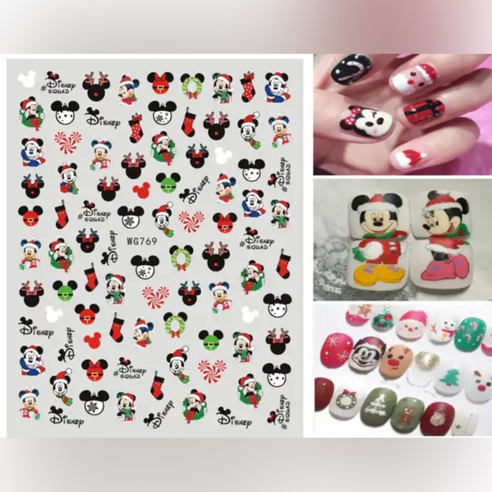$1 CHRISTMAS NAIL STICKER SHEET. NEW. $1 WITH ANY $10 ORDER OR MORE
